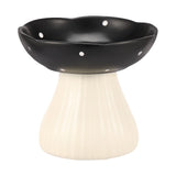 Mushroom Raised Cat Bowl – Elevated Food & Water Dish with Anti-Overturning Stand for Neck Protection