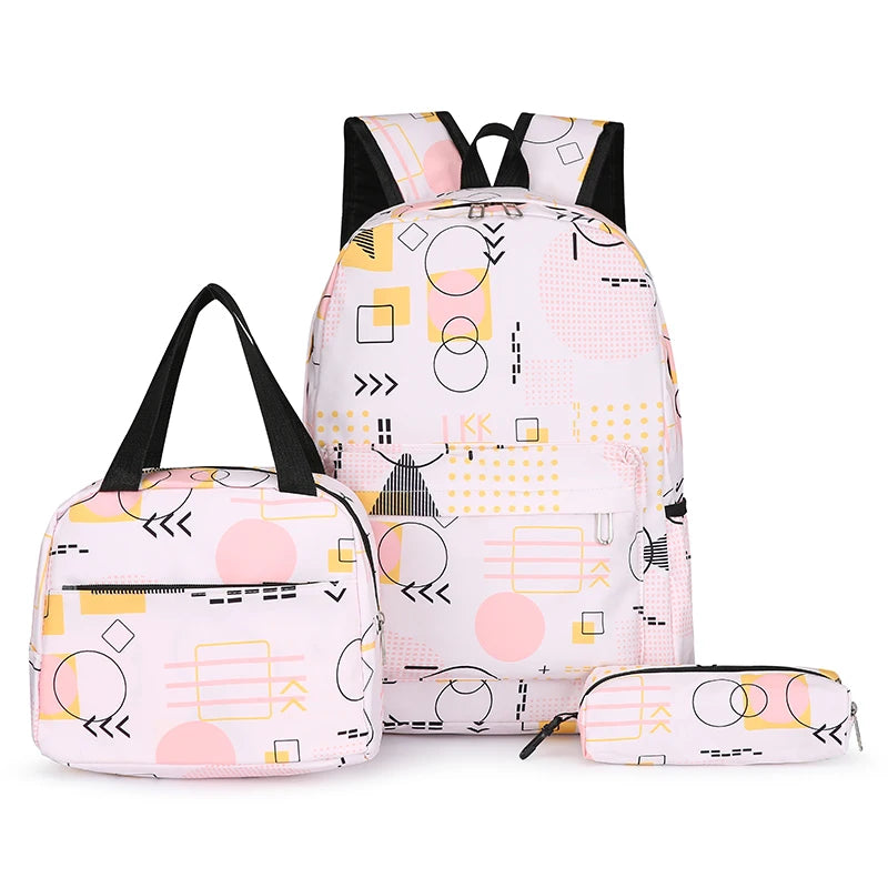 Chic Korean-Japanese Style Large Capacity Student Backpack – Junior & High School Teen Girls