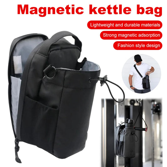 Magnetic Gym Sling Bag – Waterproof Sports Crossbody Shoulder Pack with Phone & Water Bottle Holder for Travel, Fitness & Outdoor Use