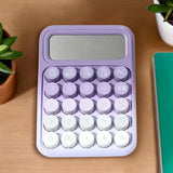 Mechanical-Style Desktop Calculator – Large Display & Typewriter Big Buttons