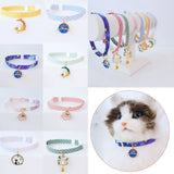 Adjustable Kitten Safety Collar with Breakaway Buckle – Cute Pendant Necklace for Cats & Puppies, Comfortable & Stylish
