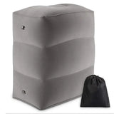 Inflatable PVC kids travel footrest pillow – airplane, car & bus sleeping cushion for comfort & support