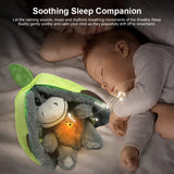 Breathing Stuffed Animal Baby Soother – Realistic Donkey Plush Comfort Doll with Breathing Motion, Soft Toy & Birthday Gift for Kids