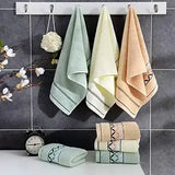 4-Pack 100 % Cotton Hand Towels – Super Soft High-Absorbent Face & Hand Set