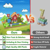 100PCS Magnetic Building Block Toy Set – Creative Construction Kit for Kids, Educational STEM Toys for Boys & Girls (Ages 3+)
