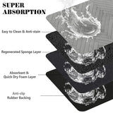 Pet Feeding Placemat – Waterproof Quick-Dry Mat with Rubber Backing for Dog & Cat Food and Water Bowls
