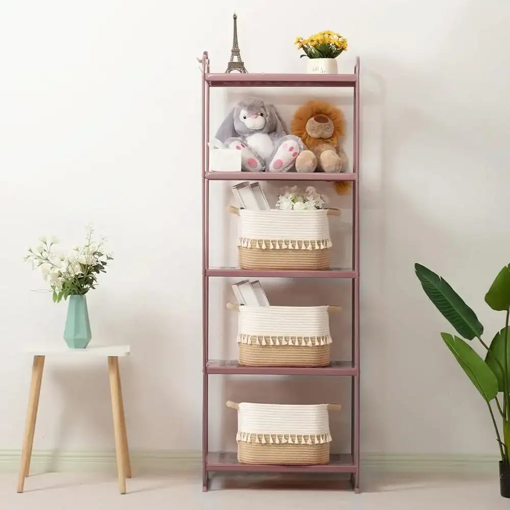Cotton Rope Storage Bins – Set of 3 Stylish Woven Baskets for Home Organization, Toys, Blankets & Everyday Essentials