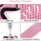 “Non-Slip Cat Leash with Adjustable Vest Harness – Comfortable Chest Carrier for Safe Outdoor Walks”