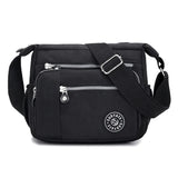 Women’s Nylon Waterproof Crossbody Bag — Multi-Pocket Travel Messenger & Shoulder Purse
