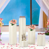 “Wedding Centerpieces Cardboard Vase Sets – Cylinder Flower Stand Décor for Party & Event Tables”