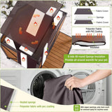 Outdoor Large Insulated Dog House – Waterproof Winter Kennel with Liner for Small, Medium & Large Dogs