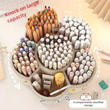 360° Rotating Pen Holder & Desktop Organizer – High-Capacity Storage Cup