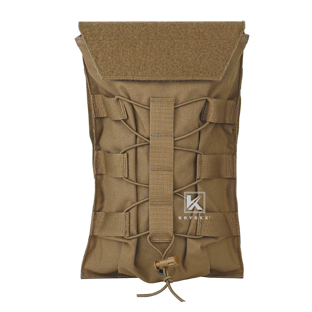 KRYDEX 500D Tactical Hydration Carrier – MOLLE 50oz Water Bladder Pouch | 1.5L Outdoor Hiking Hydration Pack