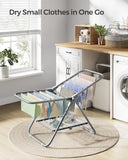 Foldable 2-Level Laundry Drying Rack – Space-Saving Clothes & Towel Drying Stand for Small Spaces
