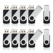 KOOTION 10-Pack U305 USB Flash Drives – High-Speed Pen Drives 32GB/16GB/8GB/1GB Memory Sticks for Data Storage & Transfer