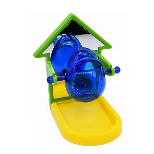 Parrot Foraging Bird Toy – Cage Feeder Intelligence Training Accessory with Food Leaking Design, Random Color