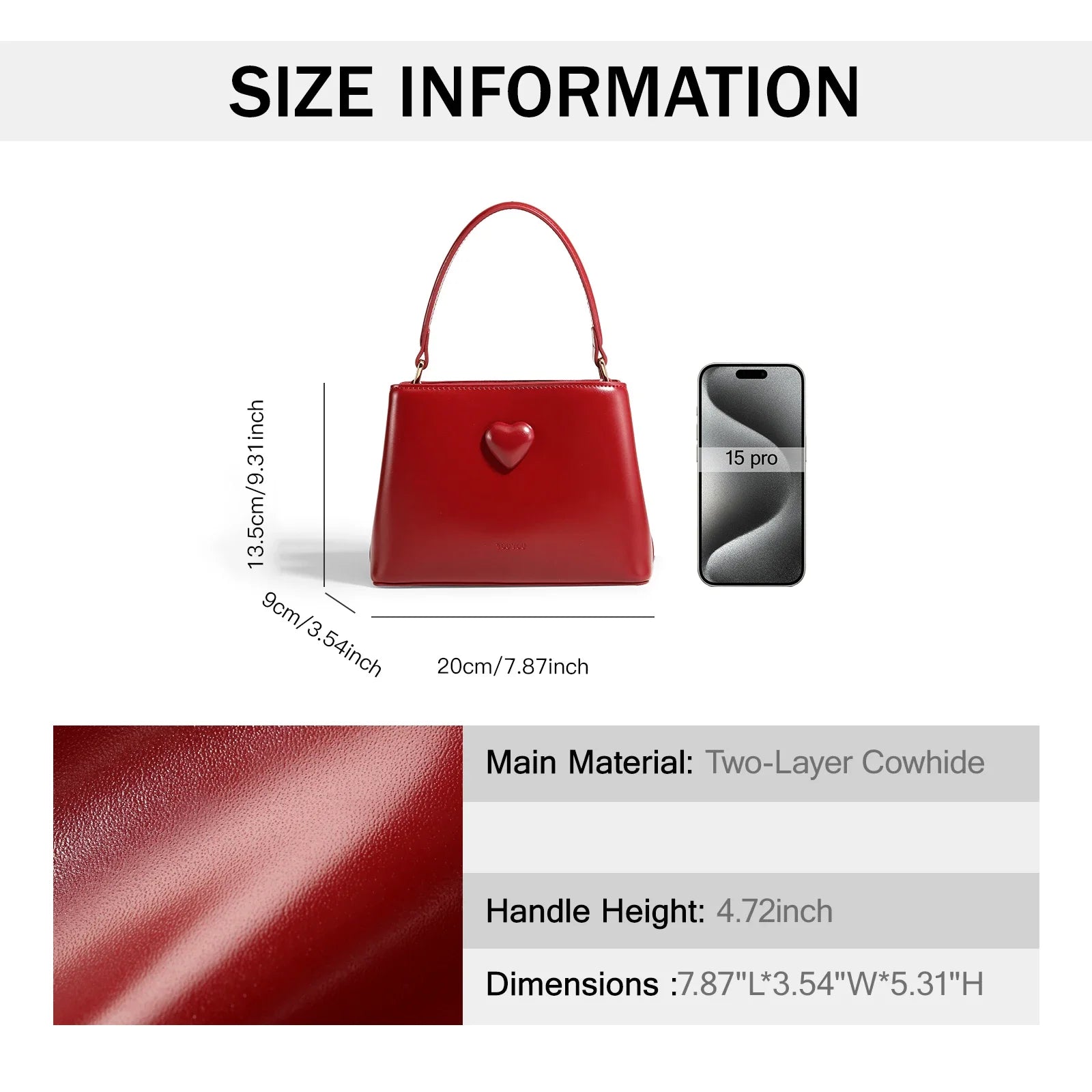 Women’s Cowhide Leather Shoulder & Crossbody Bag – Adjustable Strap Wedding & Daily Tote