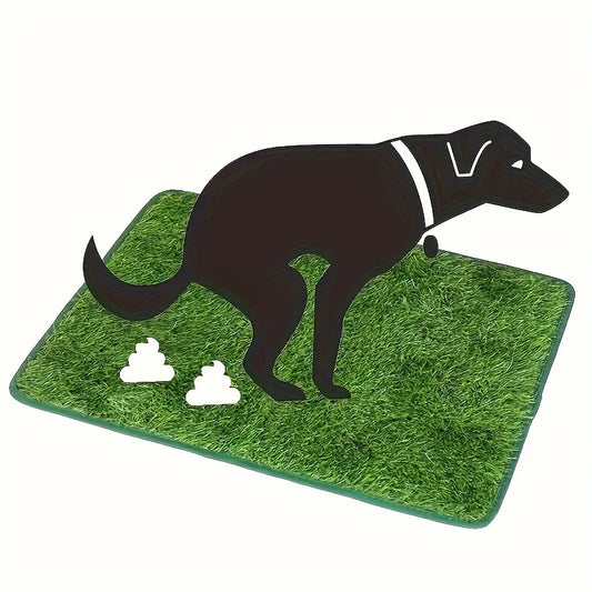 Washable Reusable Dog Potty Training Mat – Artificial Grass Pad with Odor Control for Indoor Pet Toilet Training