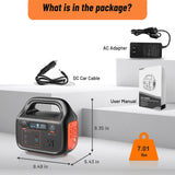 2025 New 300W Portable Outdoor Generator – AC & USB Power Station for Camping, RV, Home & Emergency Use