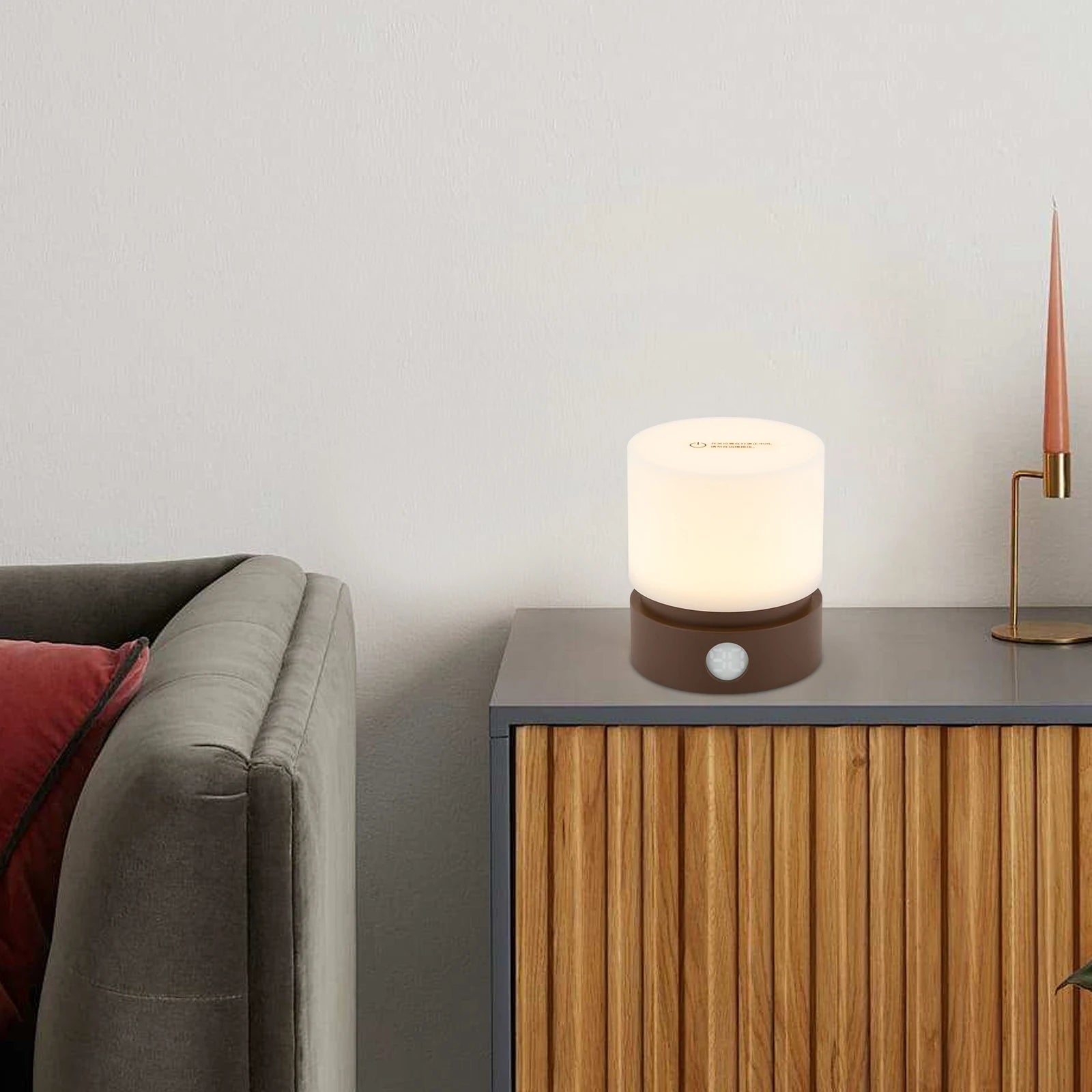 Night Light with Touch Control – Adjustable Brightness & Breathing Mode, Compact LED Lamp for Bedroom, Dorm Room, or Gift Use