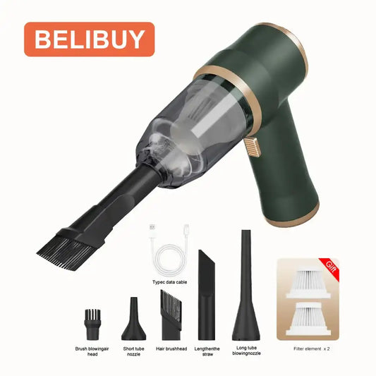 Belibuy Portable Vacuum Cleaner – High Power Handheld Vacuum for Home, Car, Office & Carpet Cleaning