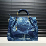 2-Piece Women’s Inlaid Elegant Shoulder Bag Set – Personalized Y2K Digital Print Street Style