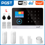 🏠 Wireless Home Security System – 4G & WiFi Alarm with Smart Life App Alerts, Door/Window & Motion Sensors