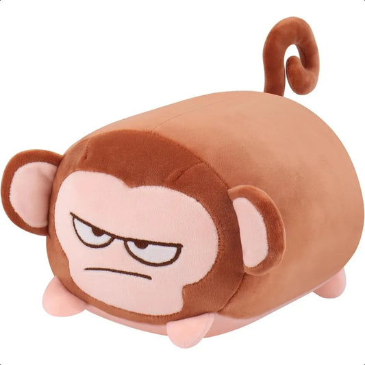 Achwishap Monkey Plush Toy – Fluffy Stuffed Animal Doll, Soft Hugging Pillow, Throw Plushie Cushion for Kids & Home Decor