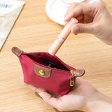 Mini Exquisite Zero Wallet – Lightweight Dumpling Bag for Coins, Lipstick & Earphone Storage