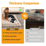 Ultra Plush Dog Bed Cushion – Soft Washable Mattress for Crates, Puppies & Large Dogs