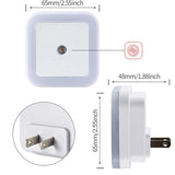 Plug-in Dimmable LED Night Light (4-Pack) – Auto Dusk-to-Dawn Sensor, Adjustable Brightness for Bedroom, Hallway, Kitchen & Kids Room