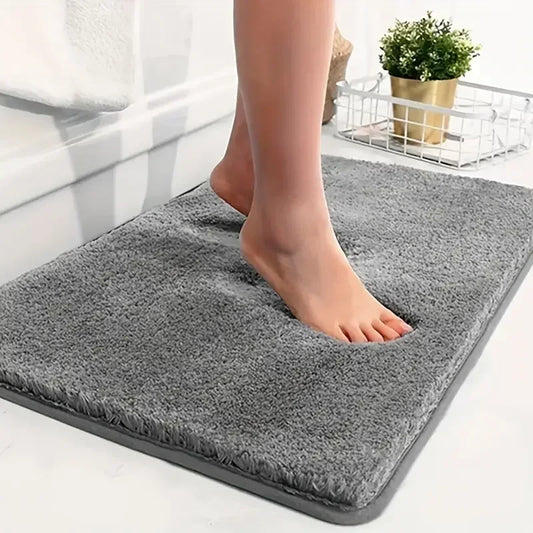 Anti-Slip Bathroom Floor Mat – Water-Absorbent & Quick-Dry Bath Rug for Home Décor