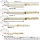 16-Piece Stainless Steel Kitchen Knife & Silicone Kitchenware Set – Bread Knife, Scissors, Peeler & Tool Res