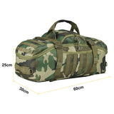 35L/50L/80L outdoor mountaineering MOLLE tactical backpack – large waterproof hiking, camping & travel duffel rucksack bag