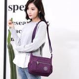 Women’s Waterproof Nylon Crossbody Bag — Casual Shoulder Messenger Purse for Travel & Daily Use