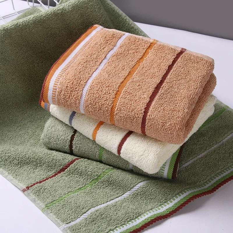 100% Cotton Thickened Hand & Face Towels – Super-Absorbent Bathroom Towels (Pack of 4)