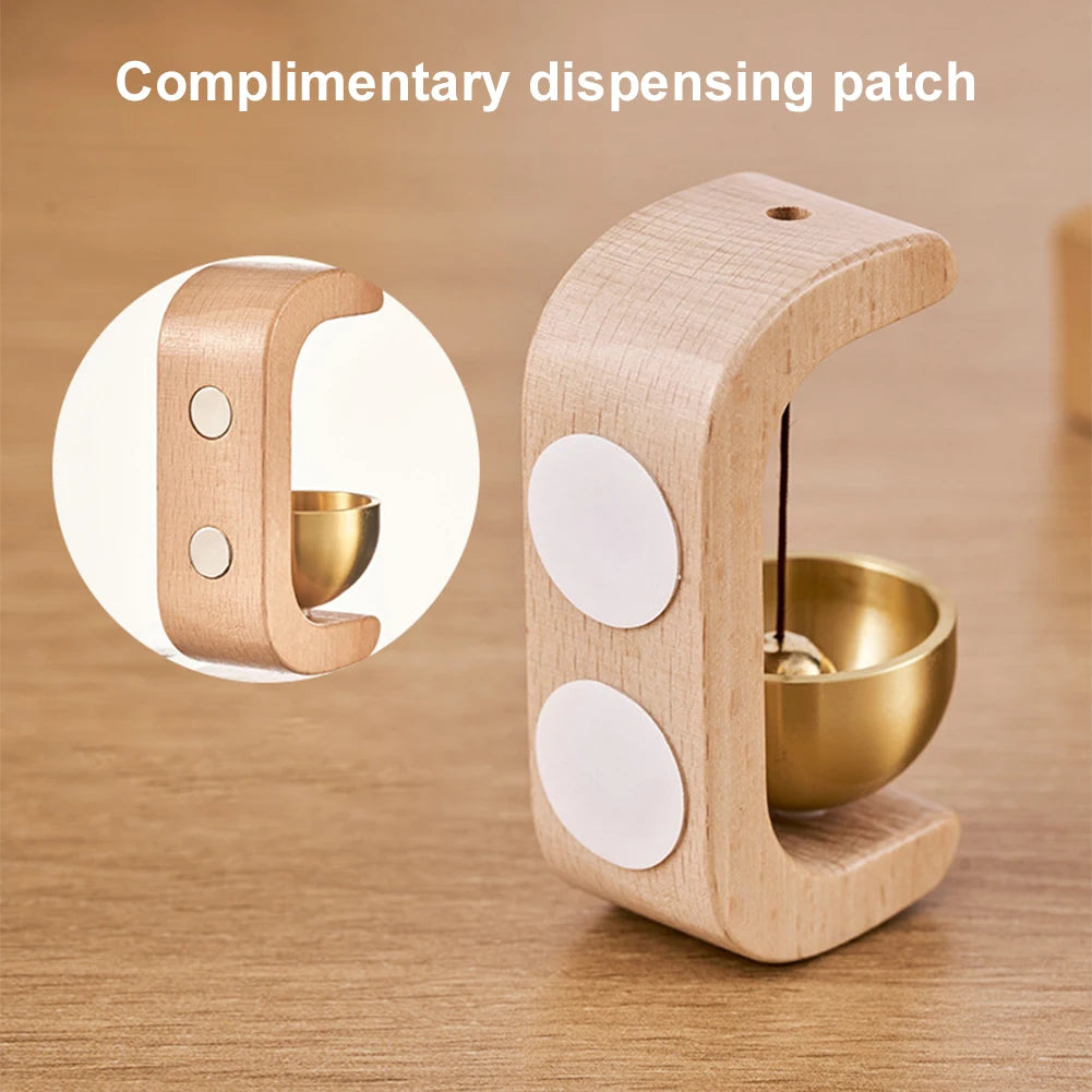 Suction Door Dopamine Wind Chime – Wireless C-Shaped Entrance Door Bell for Home, Office & Car Decoration
