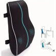 Memory Foam Lumbar Support Pillow – Ergonomic Back Cushion for Office, Home & Car, Relieves Back Pain and Improves Posture