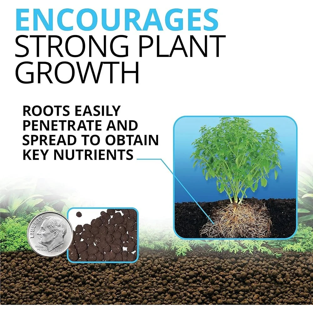 AquaTerra Volcanic Aquarium Substrate – 8.8 lb Plant-Growth Soil for Freshwater Tanks & Shrimp Habitats