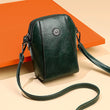 Women’s Retro PU Crossbody Bag — Waterproof Scratch-Resistant Phone Wallet Messenger Purse