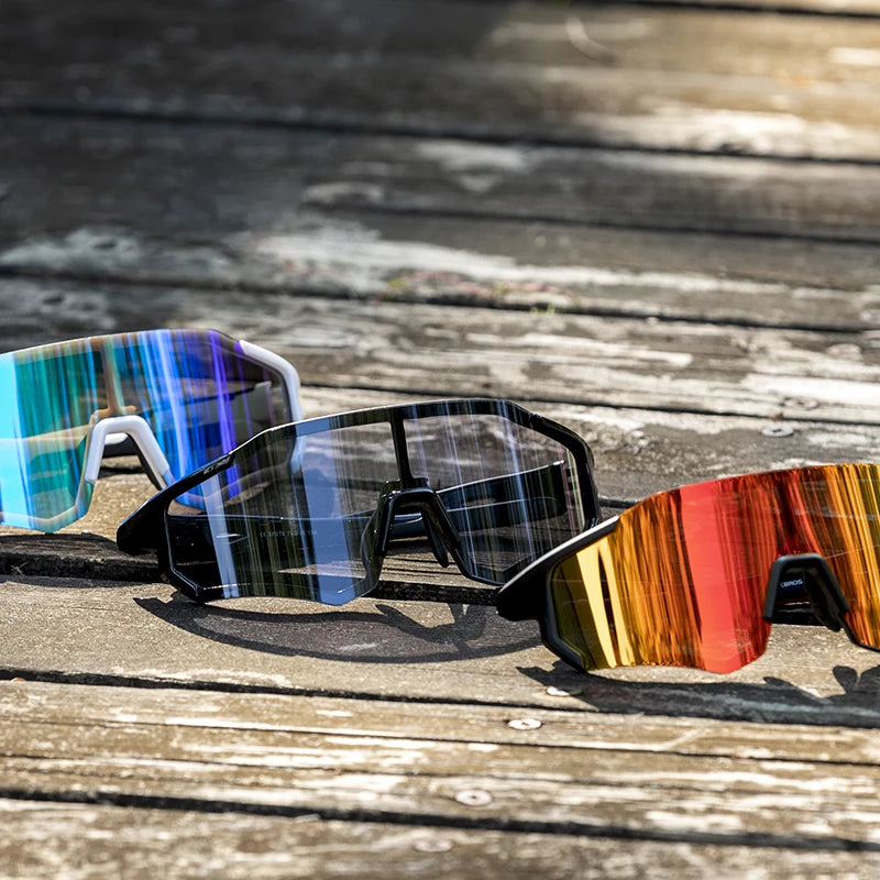 ROCKBROS Cycling Glasses – Photochromic Polarized Sports Sunglasses with UV400 Protection for Biking, Skiing & Outdoor Sports