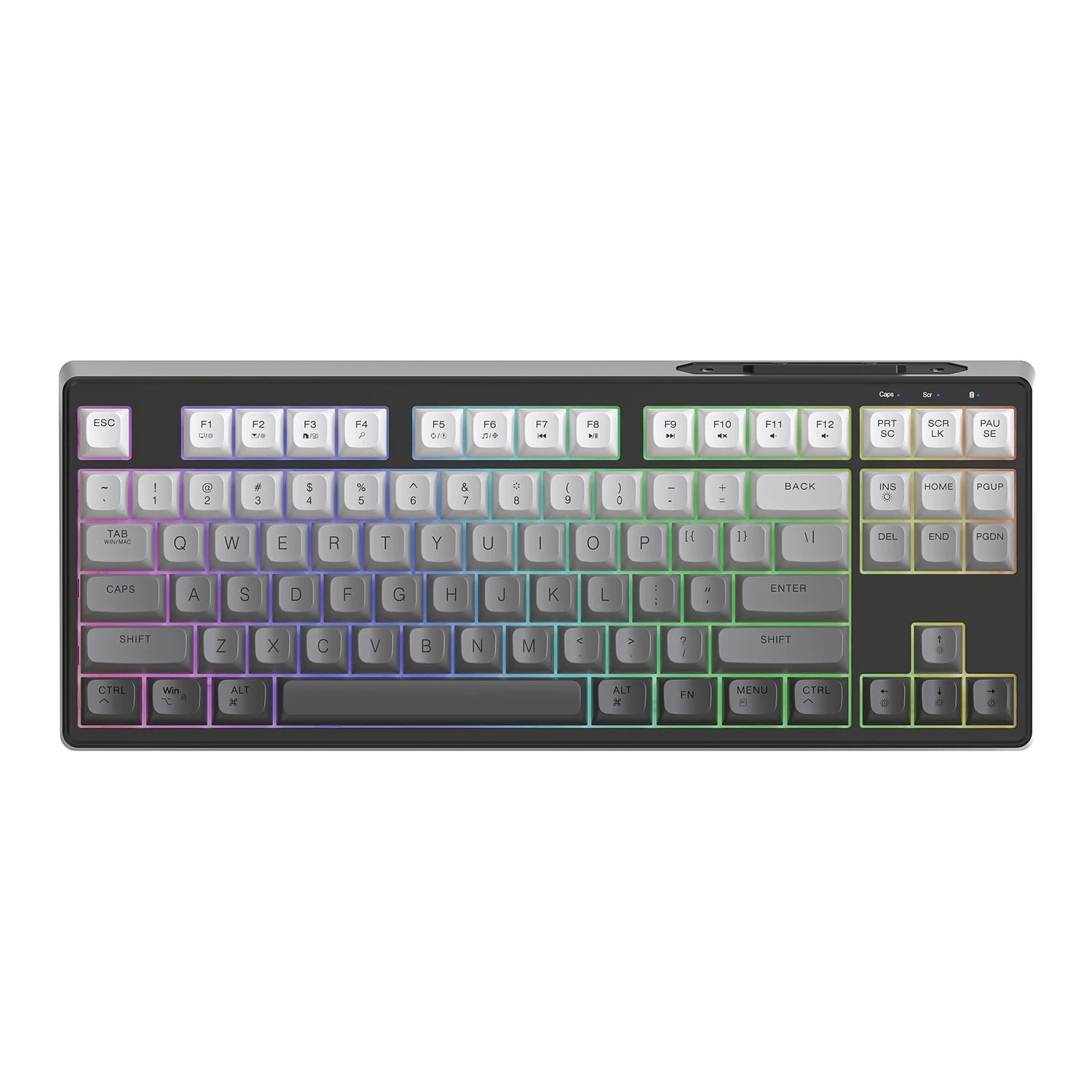 MambaSnake X FreeWolf M87 Wireless Gaming Keyboard – 75% Silent Membrane with RGB & PBT Keycaps