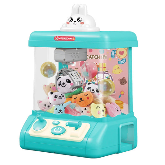 Automatic Arcade Claw Machine Toy – USB Charging Kids Catch Game with Music, Lights & Strong Grip, Birthday Gift for Boys & Girls