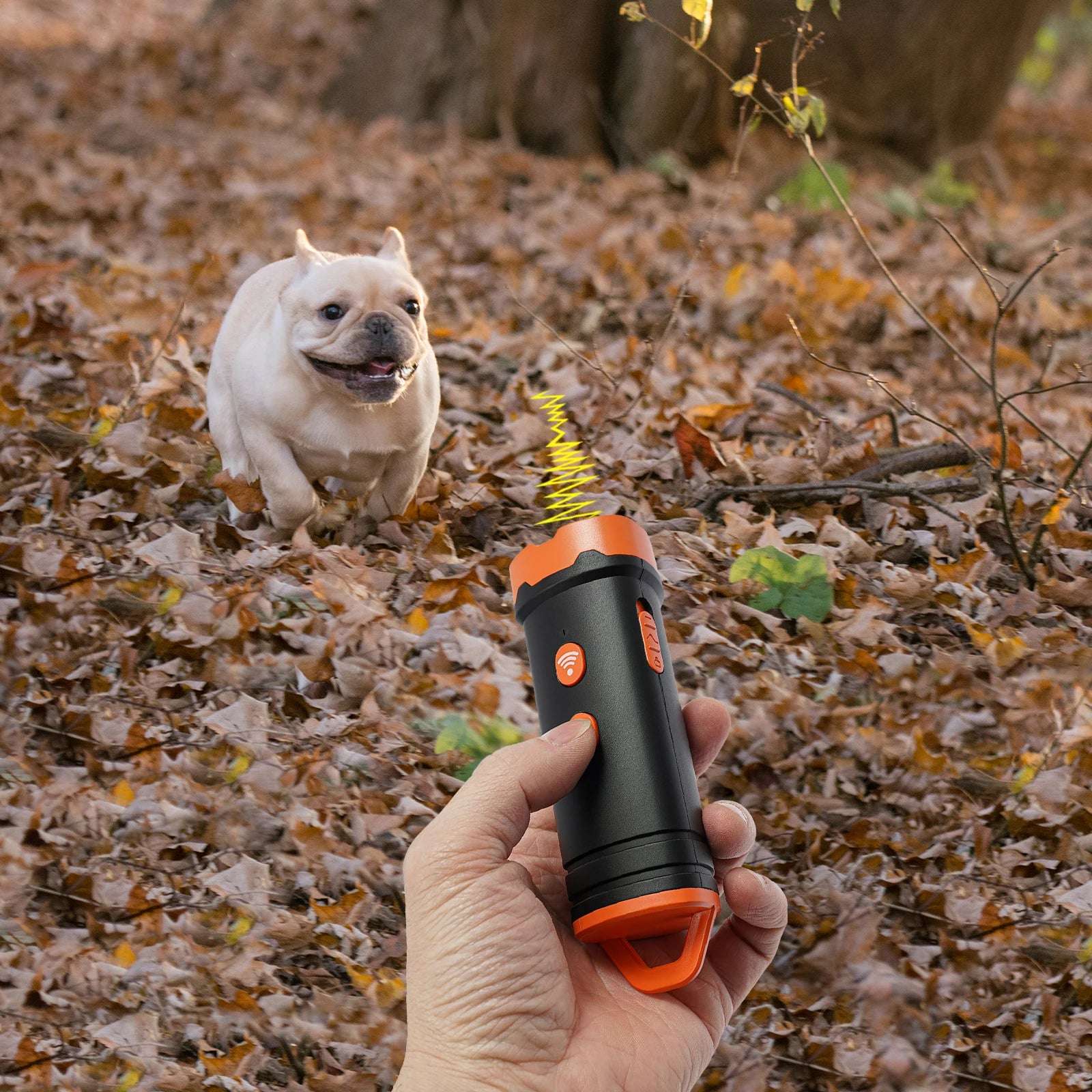 Portable Ultrasonic Dog Bark Deterrent Device – Waterproof IPX4 Rechargeable for Hiking & Daily Walks