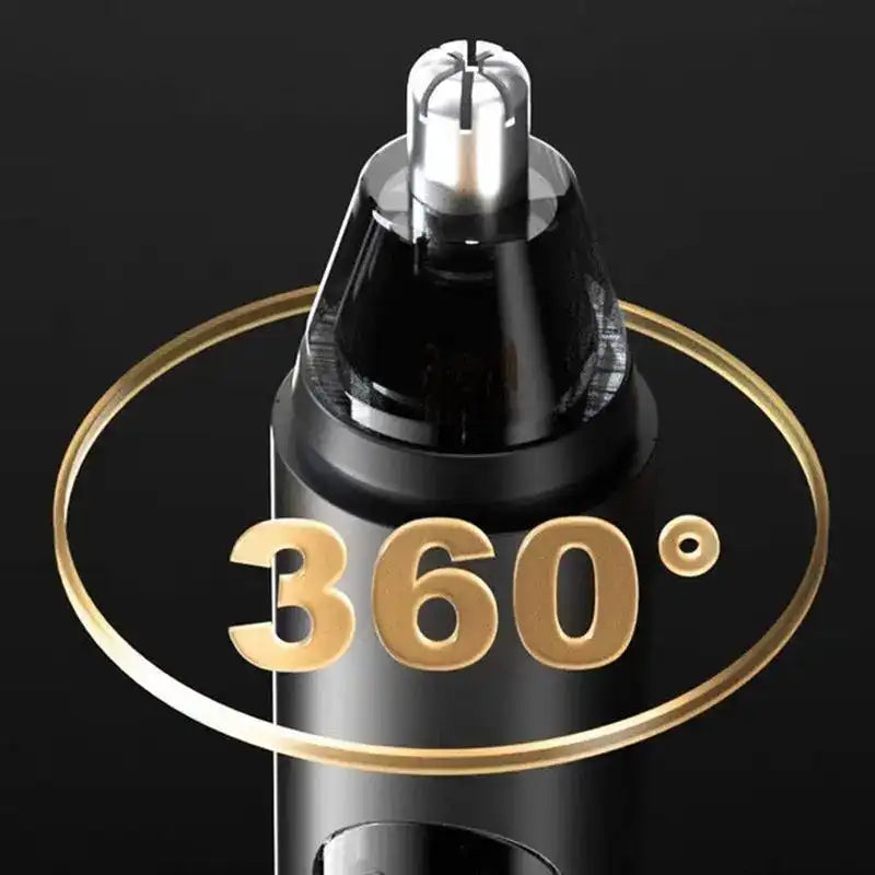 Electric Nose Hair Trimmer – USB Rechargeable Nose, Ear & Eyebrow Clipper with Precision Blades for Men’s Grooming