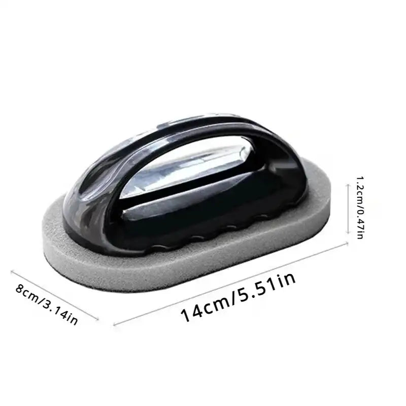 Reusable Emery Magic Sponge & Brush – Kitchen Cleaning Tool for Pots, Rust, Grease & Tough Stains 🎯 Reusable Emery Magic Sponge & Brush