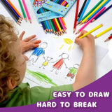 Premium Bulk Color Pencils – 288 Pre-Sharpened Soft Core Pencils (12 Colors)