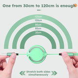 2-Pack 3-in-1 USB Charging Cable – Retractable Multi-Port Fast Charging & Data Cord for iPhone, Samsung, Huawei & Xiaomi