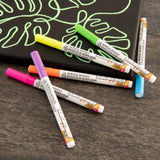 Neon Acrylic Paint Markers – 6-Pack Non-Toxic Fine Point Pens for Multi-Surface Art & Crafts 🎨