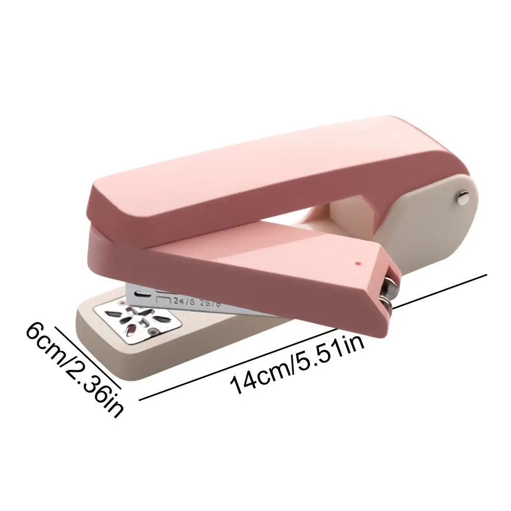 📎 360° Rotatable Heavy-Duty Metal Stapler – Long Manual Binding Stapler for Office, Books & Documents